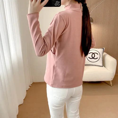 Velvet Maternity Nursing Top - Long Sleeve