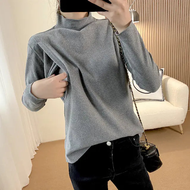Velvet Maternity Nursing Top - Long Sleeve